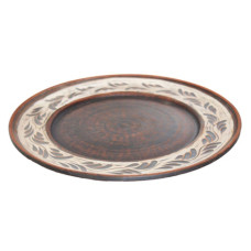 тарілка глиняна d-21см. Ангоб  5397