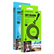 кабель Borofone USB to micro silicone 1м. 2,4A  BX31