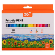 фломастери YES 18кол. "Orange Line"  650553  (12/96)