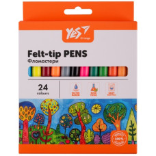 фломастери YES 24кол. "Orange Line"  650558  (12/72)