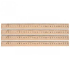 лінійка дерев`яна шовкографія  30см.  (25/100)