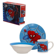 набір дитячий порцеляновий 3 предм. Спайдермен  ТО-6  (12)
