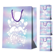 пакет подар. новорічний паперовий "Merry Christmas" 31х42х12см.  R33091-L  (12/300)