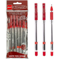 ручка Cello Finegrip масл. червона  (5/250/2500)