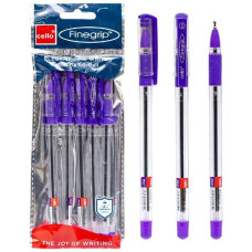 ручка Cello Finegrip масл. фіолетова  (5/250/2500)