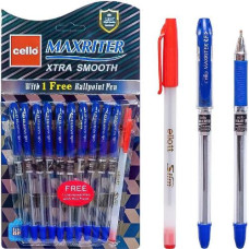 ручка Cello Maxriter масл. синя  (10/100/600/2400)
