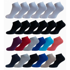 шкарпетки жіночі снікерс спортивні, стандартне плетіння, в ас-ті  (12)