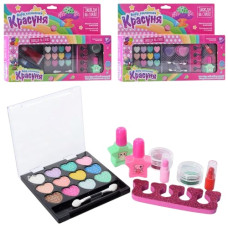 косметика набір для маникюру, тіні, лак, помада, в кор. 33х23,5х3,5см.  335-01D-02D-03D  (36)
