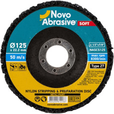 круг зачистний Novoabrasive нетканий 150х22,2мм. Т27  NASCS125