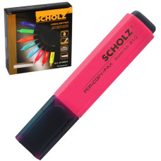 текст-маркер Scholz  210  1-5мм. рожевий  (10/600)