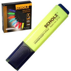 текст-маркер Scholz  210  1-5мм. жовтий  (10/600)