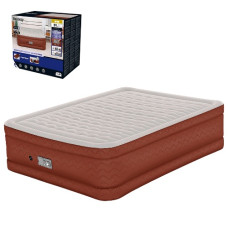 велюр. ліжко Bestway 203х152х51см, вбудований насос, 220V, порти USB-A та USB-C  69160  (1)