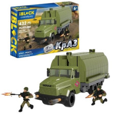 конструктор IBLOCK Армія КрАЗ МОСТ 432дет., 2 фігурки, в кор. 38х6,4х28см.  PL-921-463  (12)