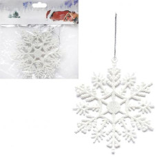 набір ялинкових іграшок "Сніжинка" 2шт. 10х10см.  HL22395/116308