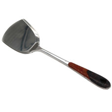ложка кухонна нерж. 9,5х31см. з пл. коричневою ручкою  ЛК-4  (240)