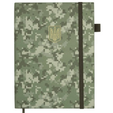 щоденник Buromax MILITARY хакі, датований на 2026 рік, А5, штучна шкіра  ВМ.21134-59