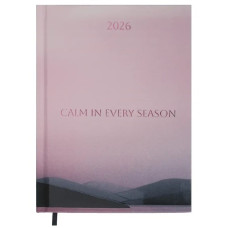 щоденник Buromax MIRACLE рожевий, датований на 2026 рік, А5  ВМ.2179-10