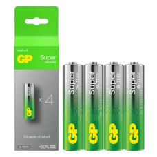батарейка GP Super Alkaline LR 03  1x 4 в кор., навісний бокс  (40/800)
