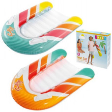 плотик надувний Серфінг 84х79см., навантаж. до 40кг, від 6 років, 2 ручки, в кор.  58172  (12)