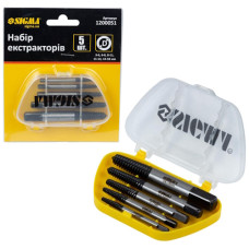 набір екстракторів для викручування зірваних болтів Сигма 5шт. d-3-18мм.  1200051