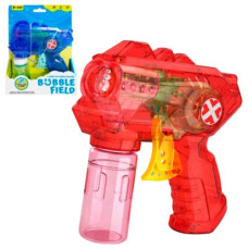 пістолет з мильними бульбашками механічний 15,5см., запаска, в кор. 16х20х6см.  913-3008  (24)