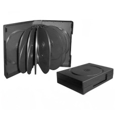 бокс для DVD 45мм черн. на 14дисков  (50)