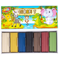 пластилін Колорит  7кол./150гр.  П-7  (80)