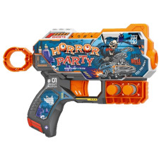 пістолет механічний Вечірка жахів 20х13,5см., 6 м`яких набоїв  ВН121