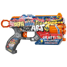 пістолет механічний з барабаном Графіті 28х17,4см., 12 м`яких набоїв  ВН136