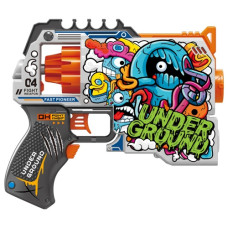 пістолет автоматичний з барабаном Підземелля 21х19см., на батар., 12 м`яких набоїв  ВН105