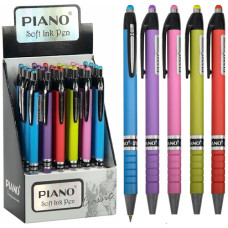 ручка Piano РB-165С "Color" автом. кульк. масл. синя  (24/1152)