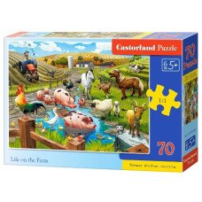 пазли Castorland   70 ел.  "На фермі"   B-070060  (20)