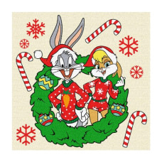 картина за номер. Ідейка 25х25см. дитяча "Bugs & Lola"  КНО6860