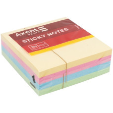 блок з клейким шаром Axent  75х75мм. 250арк. пастель  D3350  (10/100)