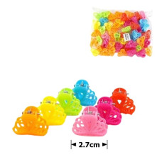 краб дрібний Бантик кольоровий 2,7см. (ціна за упак. 50шт.)  GB 1236-07-3 (005646)