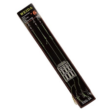 повідець короповий з бойловим стопором 3шт./уп. №6  SF24242-6  (500)