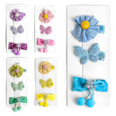 набір шпильок для волосся 3шт. на бліст.  WW02329  (12)