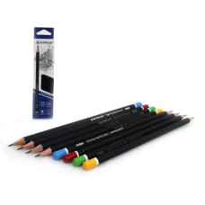 олівець чорнографітний Acmeliae 43510 шестигранний заточ., карт. упак., НВ  (12/144/2880)