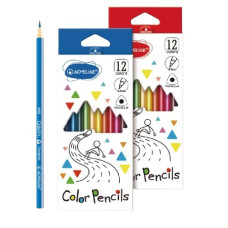 олівці кольор. Acmeliae 9402-12 12кол., трикутні, карт. упак., заточ.  (12/144)