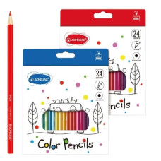 олівці кольор. Acmeliae 9403-24 24кол., шестигр., карт. упак., заточ.  (12/72)