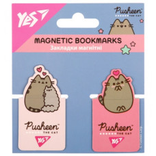 закладки магнітні YES "Pusheen" з висічкою, набір 2шт.  708396  (10/50/500)