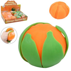 іграшка-антистрес апельсин 6см., орбіз, в кул., 12шт. в диспл. 27х6,5х19,5см.  MS 3744  (144)