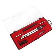 готовальня J.Otten IMG2122  6 предм. червона підкладка  (10/120)