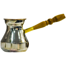 турка мідна цільнокатана зі з`ємною ручкою 300мл. чоний нікель  50086