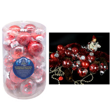 кульки ялинкові в колбі 6см. 25шт. 9424  (25/450)