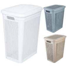 кошик для білизни Solaro 29х41,5х51см. з боковим відкриттям  ТР-838