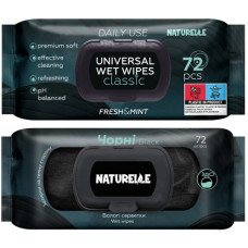 серветки вологі Naturelle Classic універсальні  72шт.  (14)