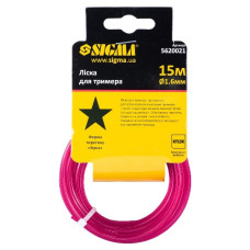 ліска для тримера Сигма зірка d-1,6мм. 15м.  5620021