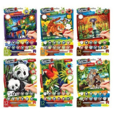 набір д/творч. Danko toys "Картина за номерами" мала  KN-03-01 (20)