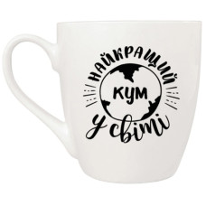 чашка Kvarta 500мл. "Найкращий кум у світі" в подар. кор.  5022  (9)